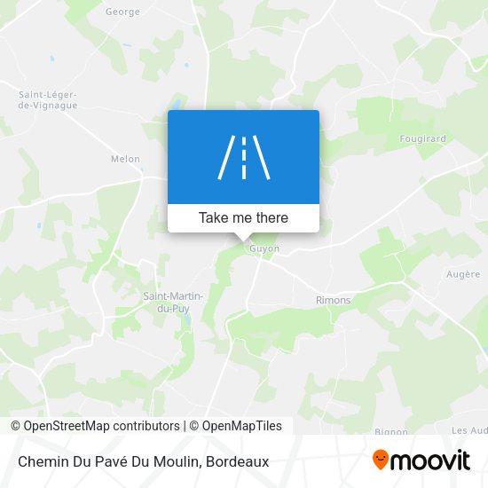 Chemin Du Pavé Du Moulin map