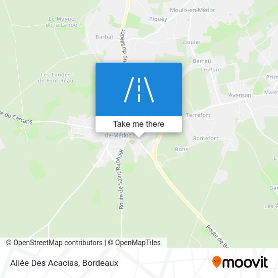 Allée Des Acacias map