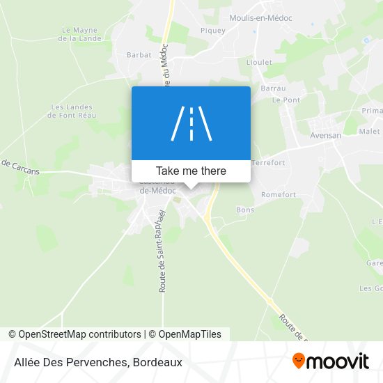 Allée Des Pervenches map