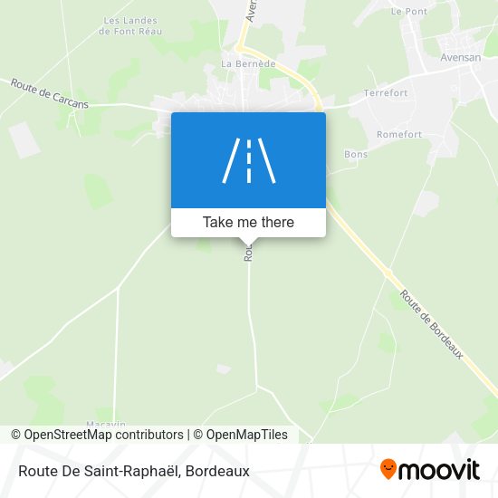 Route De Saint-Raphaël map