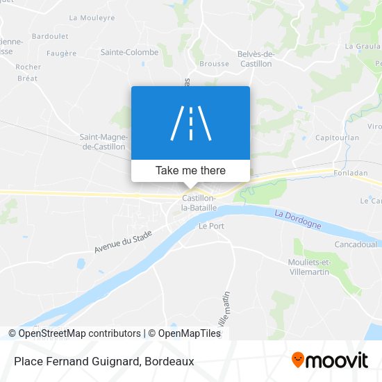 Place Fernand Guignard map