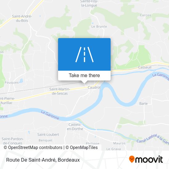 Route De Saint-André map