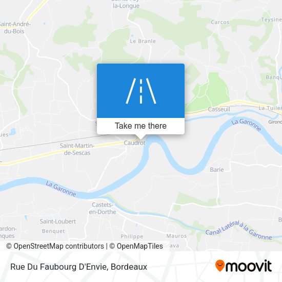 Rue Du Faubourg D'Envie map