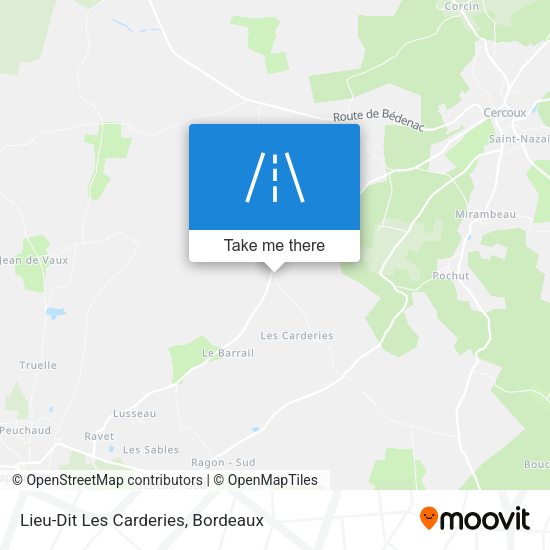 Lieu-Dit Les Carderies map