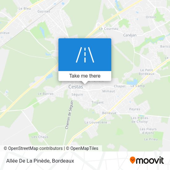 Allée De La Pinède map