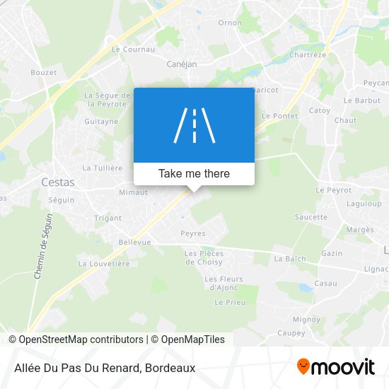 Allée Du Pas Du Renard map