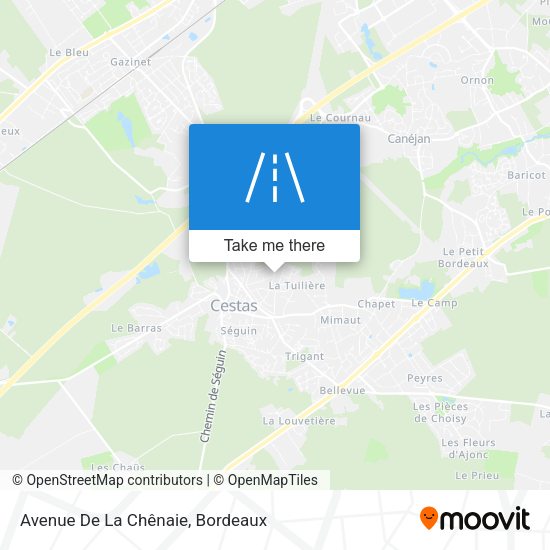 Avenue De La Chênaie map