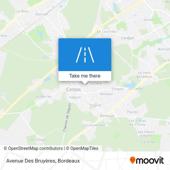 Avenue Des Bruyères map