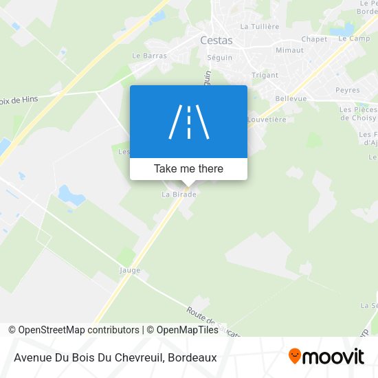 Avenue Du Bois Du Chevreuil map