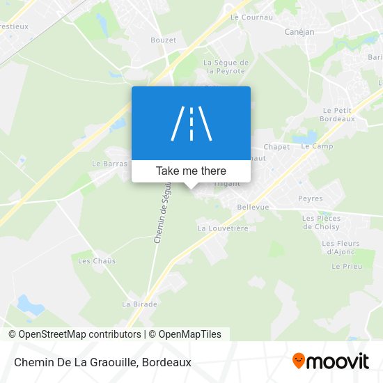 Chemin De La Graouille map