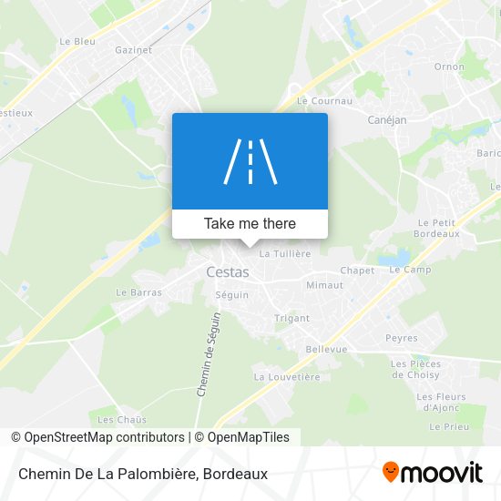 Chemin De La Palombière map