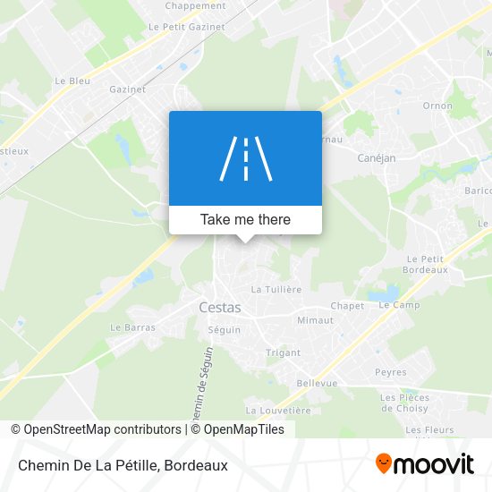 Chemin De La Pétille map