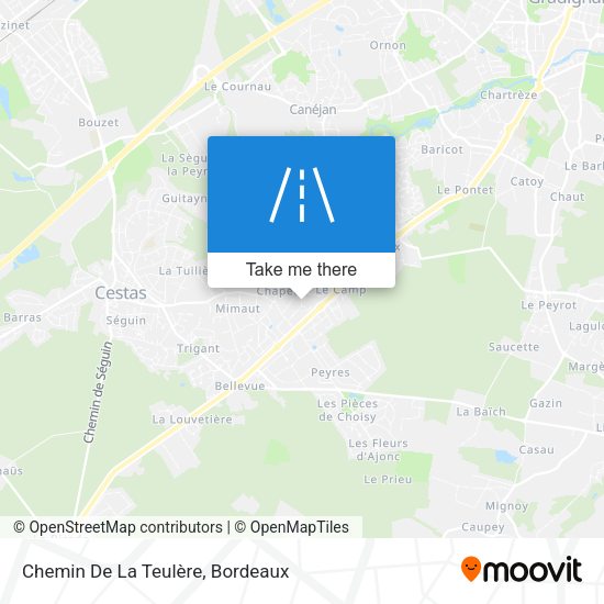 Chemin De La Teulère map