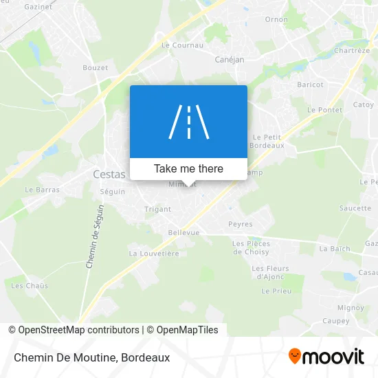 Chemin De Moutine map