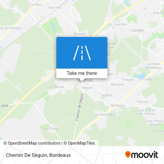 Chemin De Séguin map