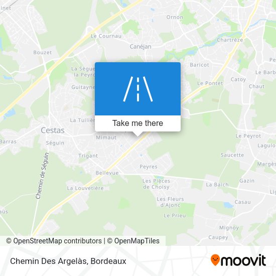 Chemin Des Argelàs map
