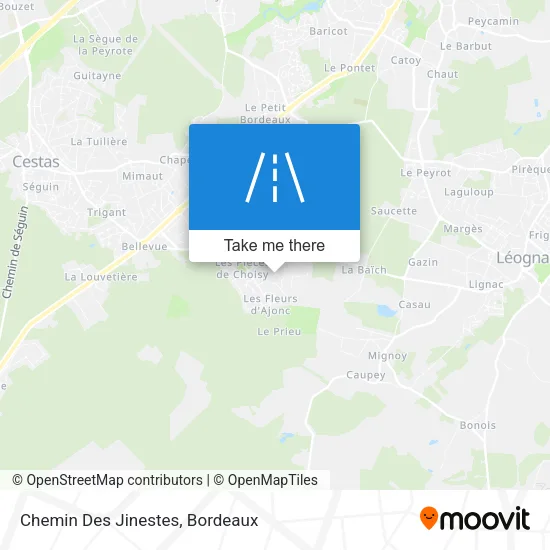 Chemin Des Jinestes map