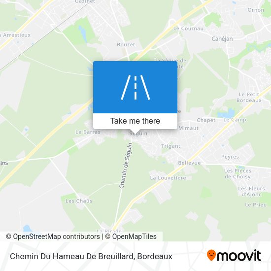 Chemin Du Hameau De Breuillard map