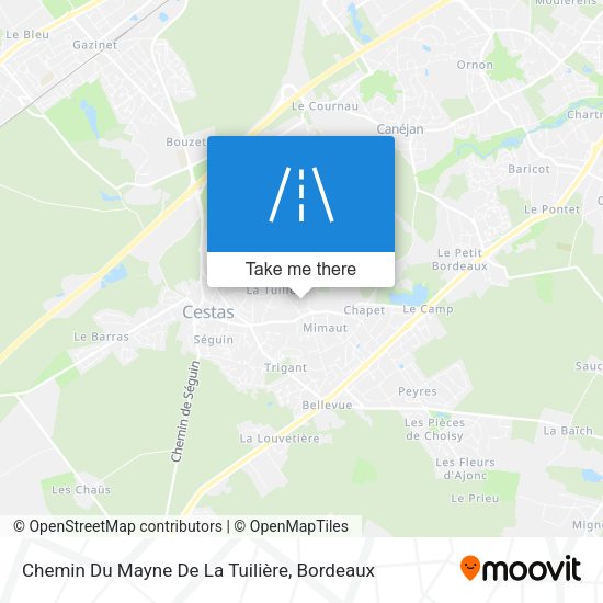 Chemin Du Mayne De La Tuilière map