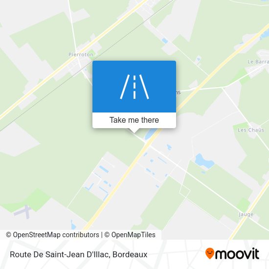 Route De Saint-Jean D'Illac map
