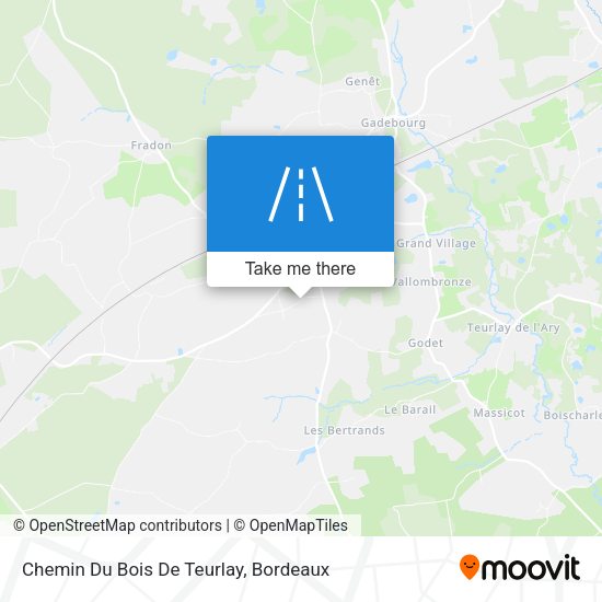 Chemin Du Bois De Teurlay map