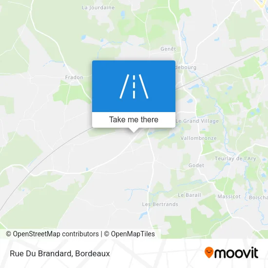 Rue Du Brandard map