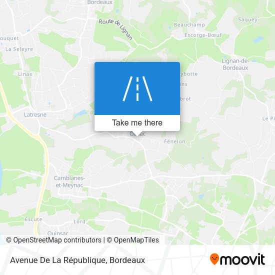 Avenue De La République map