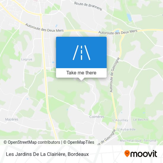 Les Jardins De La Clairière map