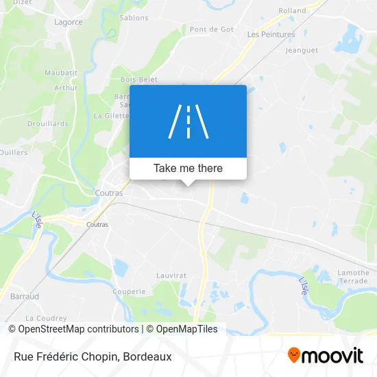 Rue Frédéric Chopin map