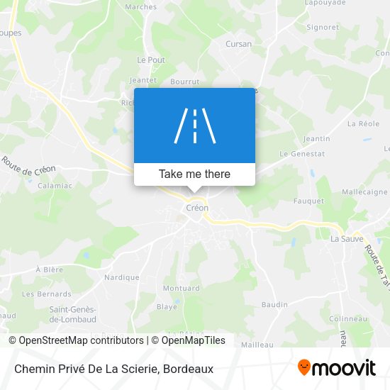 Chemin Privé De La Scierie map