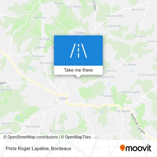 Piste Roger Lapébie map