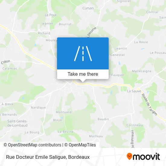 Rue Docteur Emile Saligue map