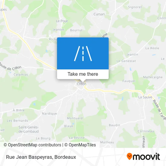 Rue Jean Baspeyras map