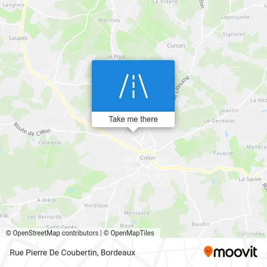 Rue Pierre De Coubertin map