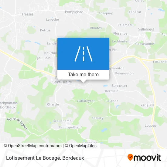 Lotissement Le Bocage map