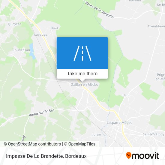 Impasse De La Brandette map