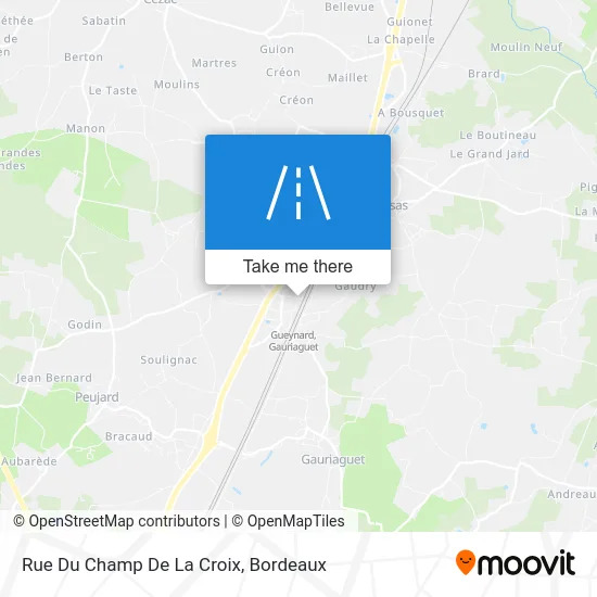 Rue Du Champ De La Croix map