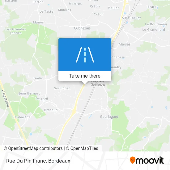 Rue Du Pin Franc map