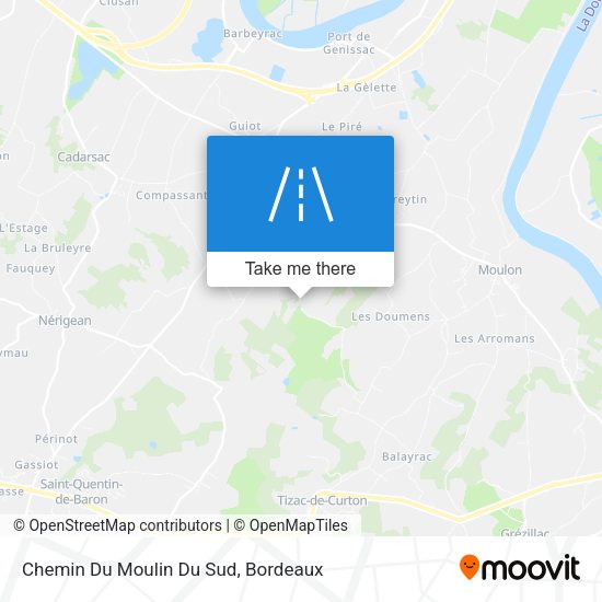 Chemin Du Moulin Du Sud map