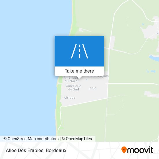 Allée Des Érables map
