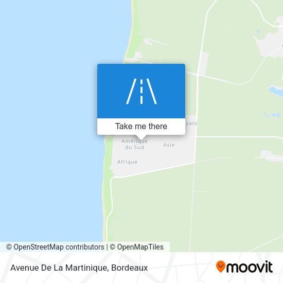 Avenue De La Martinique map