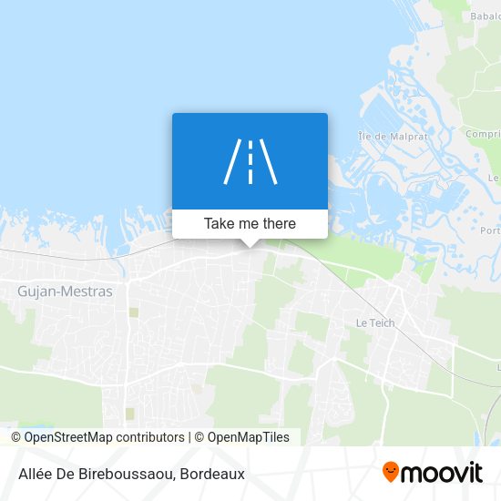 Allée De Bireboussaou map
