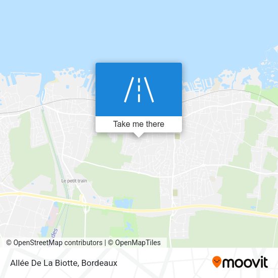 Allée De La Biotte map