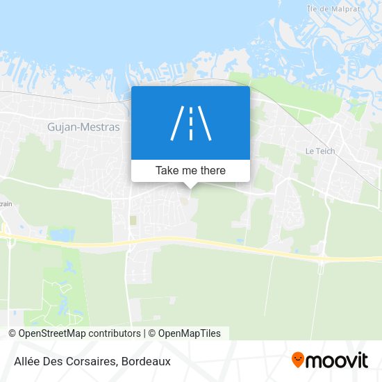 Allée Des Corsaires map