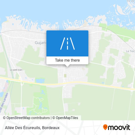 Allée Des Écureuils map