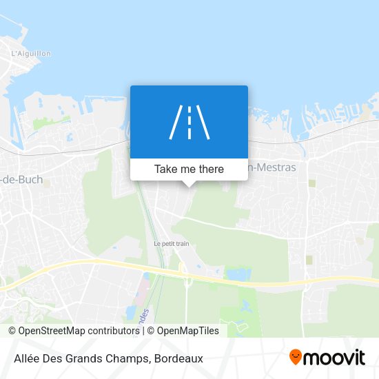 Allée Des Grands Champs map