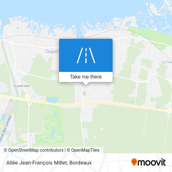 Allée Jean-François Millet map