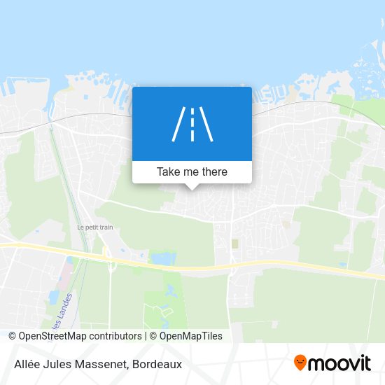 Allée Jules Massenet map