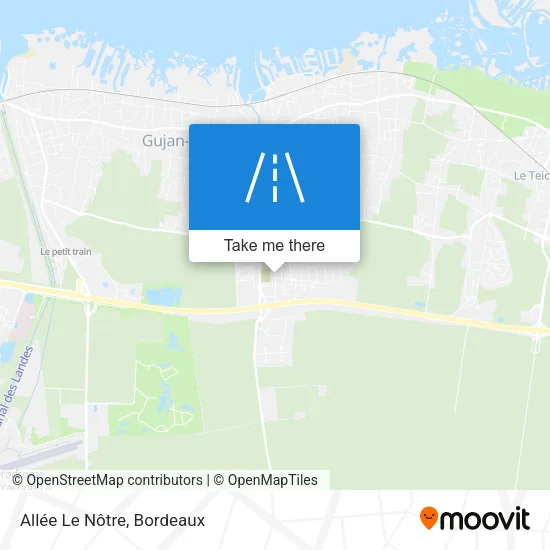 Allée Le Nôtre map