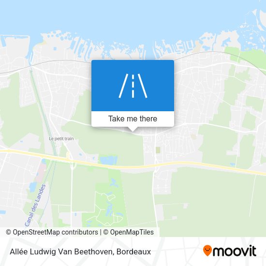 Allée Ludwig Van Beethoven map